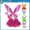 Fancy Fairy Pixie Wings Tutu Wand Costume Set For Girls Party Dressup