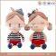 OEM Customized Cartoon Character keychain&High quality plush doll making factory