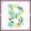 Aidocrystal 2017 new handcrafts Custom Floral Letter Baby Shower Nursery Wall Decor