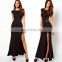 2016 Summer New Style Halter Beach Maxi high slit wedding dress Bohemian Hawaiian Style Dress For Women