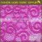Ladies garment purple nice paisley wholesale designs nylon lace fabric