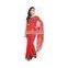 Designer Fancy Handwork Net Border and Red Colour Saree