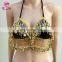 Arabic style new beaded tassel children belly dance bra top ET-139