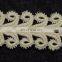 New style high quality 100% cotton eyelash lace trim for clothes