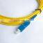 custom FC SC LC ST connector APC UPC polish fiber optic patch cord jumper cable