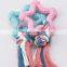 Fresh colorful dog chew ABS ropes toys bone star heart shapes toy for pet biting