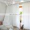 Plain Linen Fabric Ready Made White Sheer Bedroom Curtain