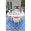 Eco-friendly recycled plastic rugs for patios home decor