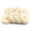 100% wool felt polishing wheels