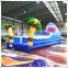 Plato 0.55MM PVC Tarpaulin Shark Theme Interactive Game Inflatable Two Lane Bungee Run