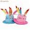 Funny happy birthday cake shaped dog cap birthday pet hats