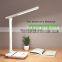 Foldable smart eye-friendly 3 color temperature led table dimmable Office light desk lamp with usb charging port