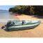 Commercial Portable  Bottom Fiberglass Inflatable Boat Inflatable Fishing  Drifting Boat For Sale