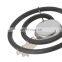 Black Small Surface Electric Heater Replacement for Hot Plate Electric Stove Burner Heating Element
