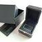 Luxury PU Leather Black Jewelry Box Ring Pendant Bracelet Set Jewelry Gift Box