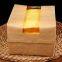 Brown Paper Bread Loaf Bag Kraft Food Packaging Storage Bakery Bag with Front Clear Window 4.7x1.9x9.4inch