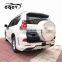 E Style Plastic Material Body Kit for Toyota Prado Front Bumper And Rear Bumper ForToyota Land Cruiser Prado 2018 Facelift
