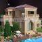 Architectural villa design model with led light , architect model supplies