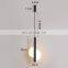 Modern LED Hanging Light Creative Round/Half Glass Pendant Light