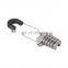 fiber optic stainless steel wire cable abc adss opgw suspension anchoring clamps tension clamp