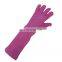 HANDLANDY Long arm Protection Puncture Rose Pruning Thorn Premium Cowhide Leather Resistant Gardening Gloves