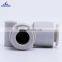 Hot Sale PV Series White Color Plastic 4/6/8/10/12/16mm Port Size V Type Pneumatic Fittings Push In Tube Air Connectors