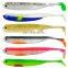 Luminous body Soft Bait 6 colors 15cm 15.9g T-tailed softworm Fishing Lure for trolling bait fishing spinning casting fishing