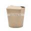 Sunkea Biodegradable bamboo fiber food packaging round noodle boxes