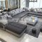 Top quality fabric leather optional furniture living room sofa