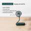 New arrive air Cooling Mini Portable ceiling Neck table intertwine Fan