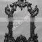 black powder coated antique photo frames