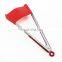 New 2 in 1 Food Grade Silicone Spatula Tongs