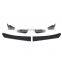 Hot sale 4 Pcs Car Front Bumper Lip Body Kit Spoiler Splitter ABS Bumper Canard Lip Splitter Universal car accessories