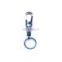 Alloy Baking Blue Key Ring Open Key Spring Snap Fastener Car keychain Car Key Ring Cell Phone Chain Bag Pendant