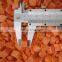 Sinocharm Top Quality BRC Approved 10x10mm Nutritious Delicious IQF Frozen Diced Carrot