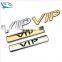Black Customized Auto 3D Nameplate Trunk Badges Car Rear Emblem Sticker