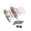 2 Pack Self Closing Cabinet Door Hinges Satin Nickel
