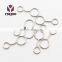 8 shaped Silver Hanger Hooks Cabinet Coat Hat Garments Display Metal Hook