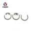 Sale In Bulk Flat Key Chain Stainless Steel Split Ring Metal Keyring For Accessories