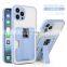 New Luxury 2 in 1 CASE unique Card slot Wrist Strap holder phone back cover Card Portable phone case for iPhone 14 /13ProMax
