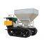 mini crawler type fertilizer spreader with diesel engine