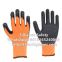 cold weather 7 gauge polyester loop napping liner insulated latex coated gloves