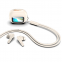Fones de ouvido Bluetooth TWS UI V5.3 com tela de exibi??o LED, pulseira-chave, fita sem fio e anti-corda