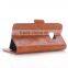 high quality brown Leather Cheap cell phone case for HTC M9