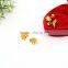 Arui jewelry fashion gold earrings designs for girls leave earrings