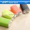 Wholesale Silicon coating 8000mah power bank with build-in charging cable 9000