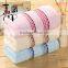 Elegant plain dyed twill fiber face towel wholesale