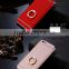 Splicing Electroplate Metal Texture Armor PC Kickstand back cover case for iPhone 6/6S/6plus case