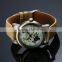 Vogue design ladies leather wood wrist watches women quartz watch LD131