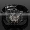 Good Price Skeleton Automatic Mechanical Watch Black Stainless Steel Skeleton Mechanical Watch For Man WM381